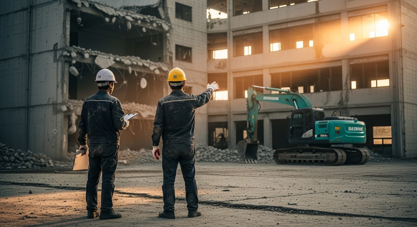 Photo of a silhouette of 2 dancers posing in front of a red curtain.